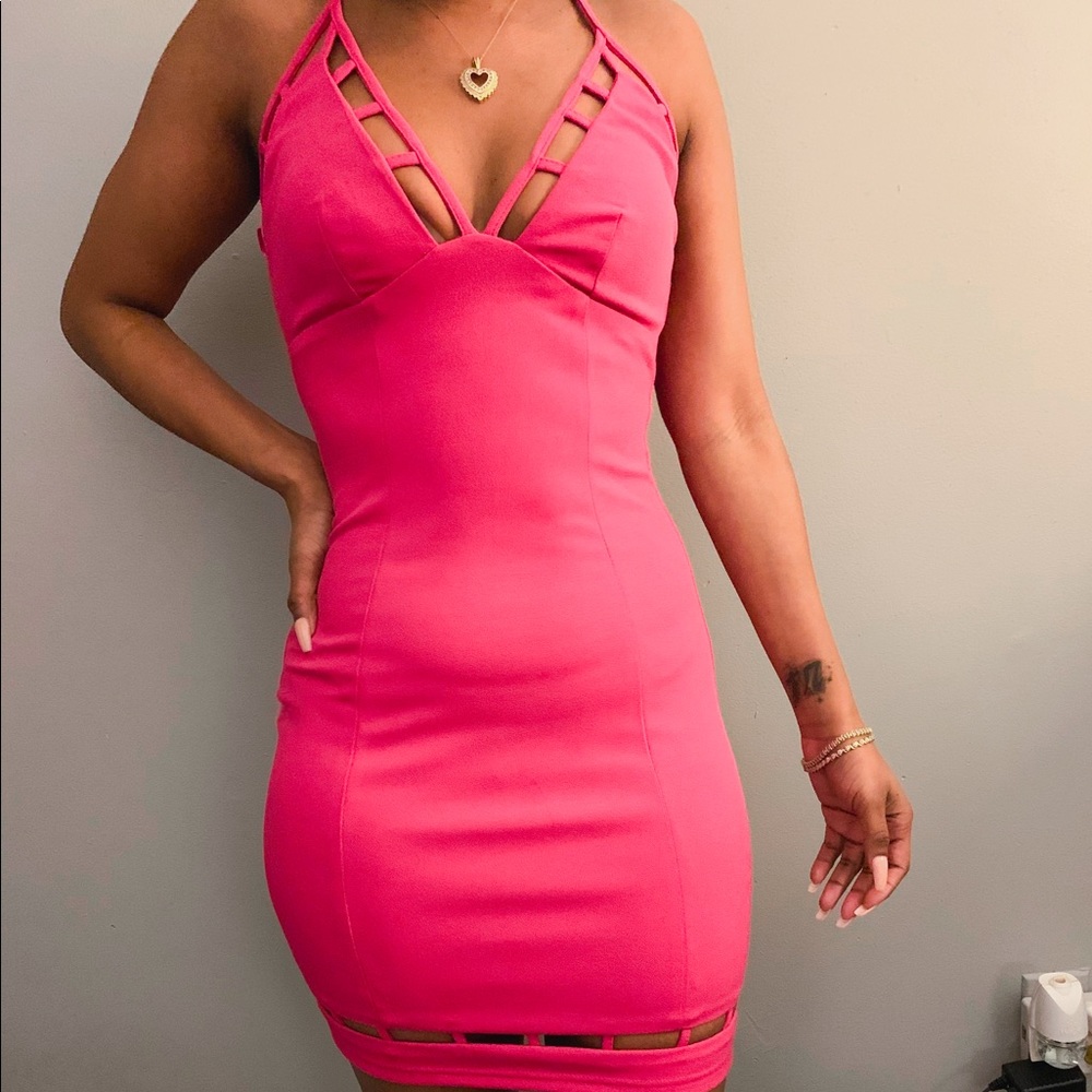 Brand new hot pink dress